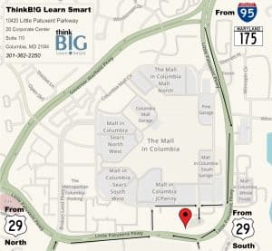 Map of Walking Distance to ThinkB!G from Sheraton