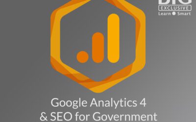 Just Launched: Google Analytics 4 & SEO with Copywriting Using AI for Government